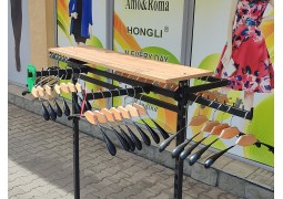 Стойка L1.0 H1.4 з полицею + бокові кронштейни